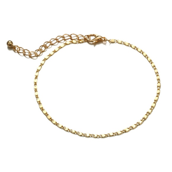 💕Unique Design//Hearts Gold  Bracelets Anklet Set - Picture 5 of 9